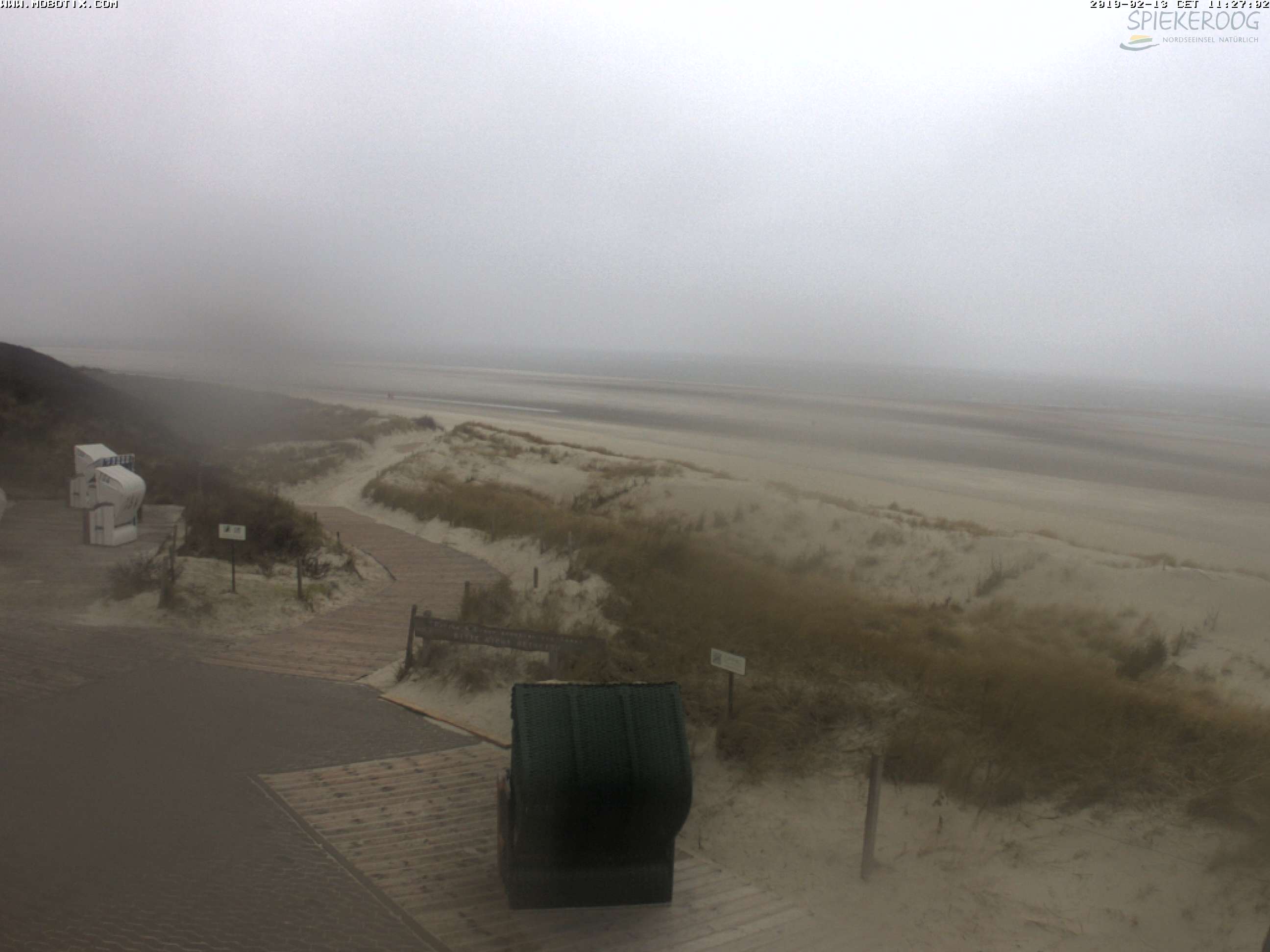 Spiekerooger Strand - Webcam wird jede Minute aktualisiert